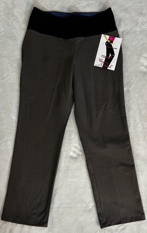 NEW Women w. Control SMOOTH & SLEEK Tummy Control Pants, Renee Greenstein sz SP