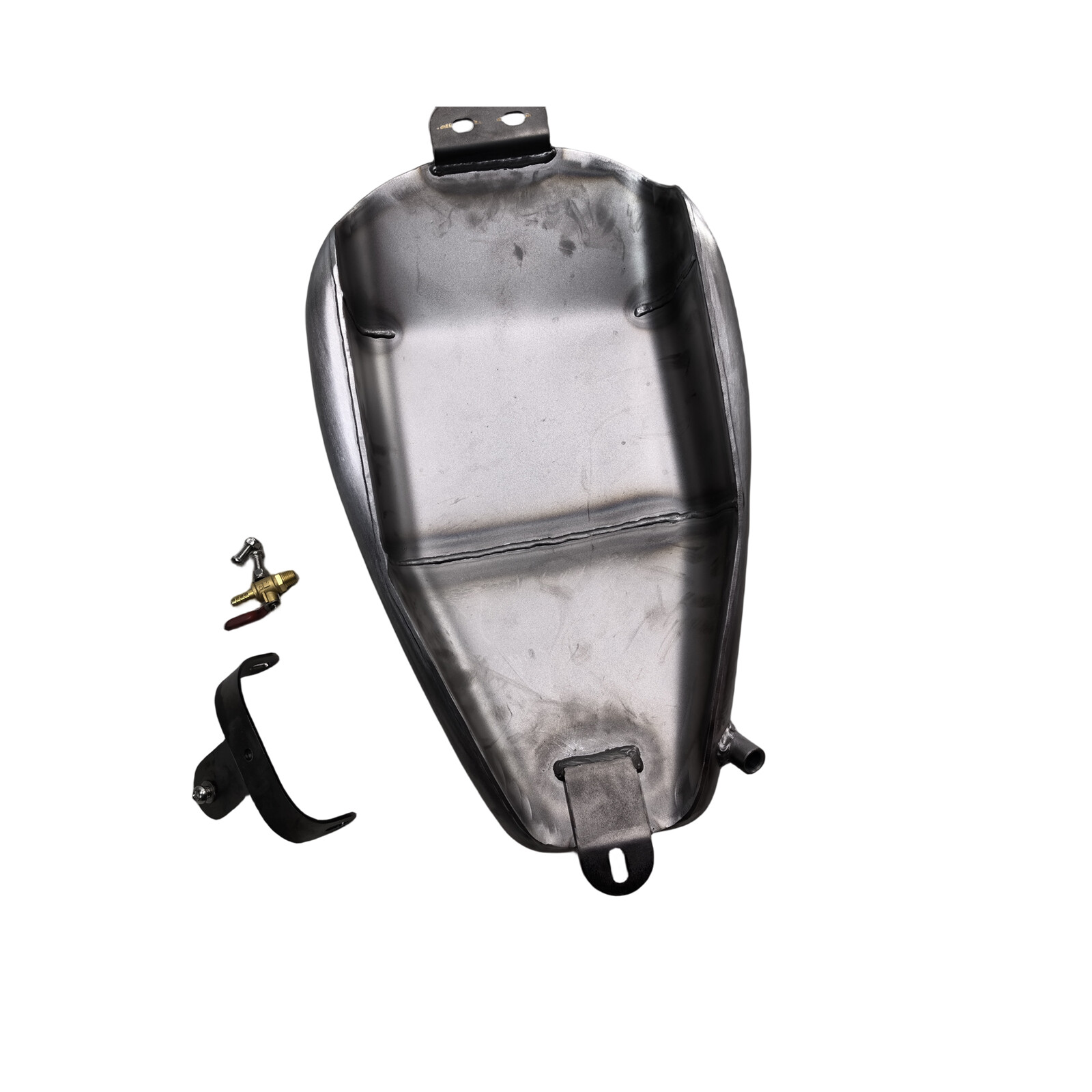 Silvery Petrol Fuel Tank Oil Tank With Cap For YAMAHA DRAGSTAR 400 650