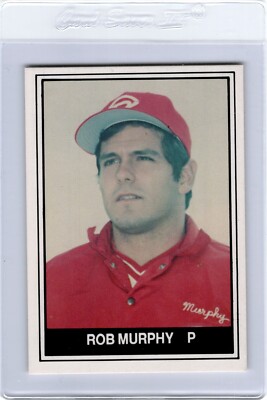 1982 TCMA Cedar Rapids REDS #2 ROB MURPHY Boyton Beach FLORIDA