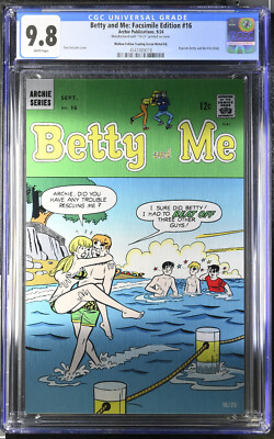 Betty and Me #16 Dan Decarlo 'Beat Off' Metal Variant CGC 9.8 - #16/25 Facsimile
