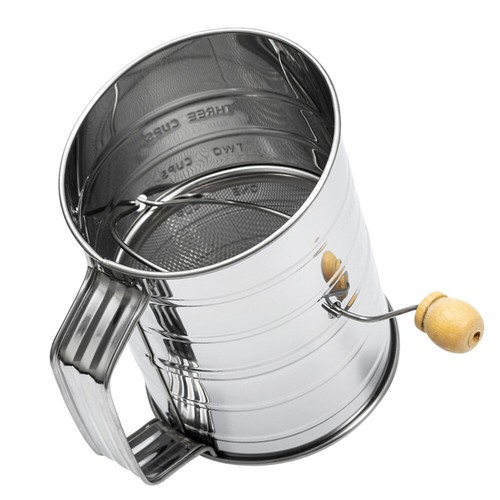3 Count Tamis soldes De Farine À Manche La Main Mailles Fines Passoire Pour Cuisson