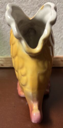 Vintage MCM Blow Fish Planter vase - Picture 4 of 6