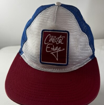Coastal Edge Hat Cap Surf Swim Skate Shop VA Truckers Mesh Snapback Patch Logo