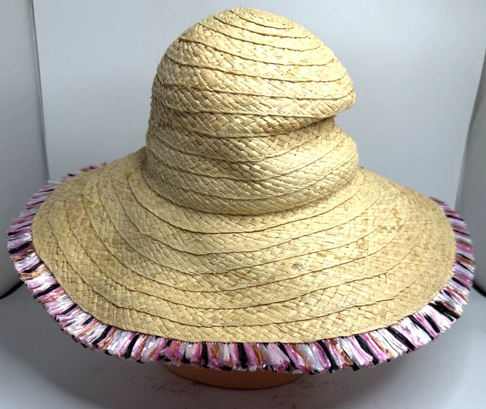 Sombrero para el sol Kate Spade New York multicolor con flecos talla única (O/S) Foto 2 de 4