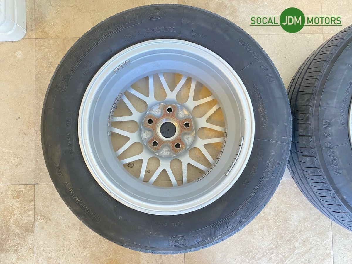 JDM BBS FORGED HONDA WHEELS 195/65/R15 TIRES 15x6.5JJ +55 5x114.3 