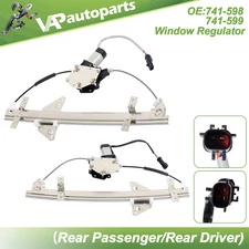 For 1998-03 Dodge Durango Dakota Rear Left Right w/ Motor Power Window Regulator