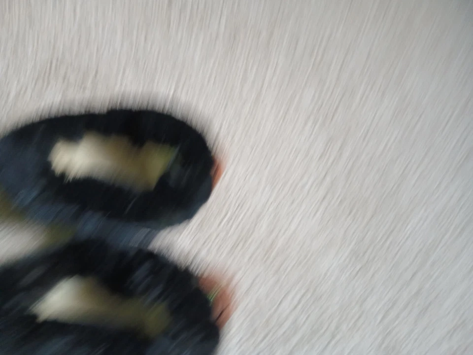 Mocassins vintage de couro de pele nativa americana com miçangas trabalho marrom preto - Imagem 4 de 4