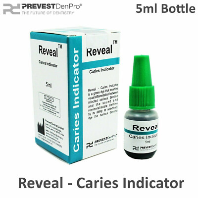 Dental Prevest Reveal Caries Revealing Dye Indicator Green Color Dentin