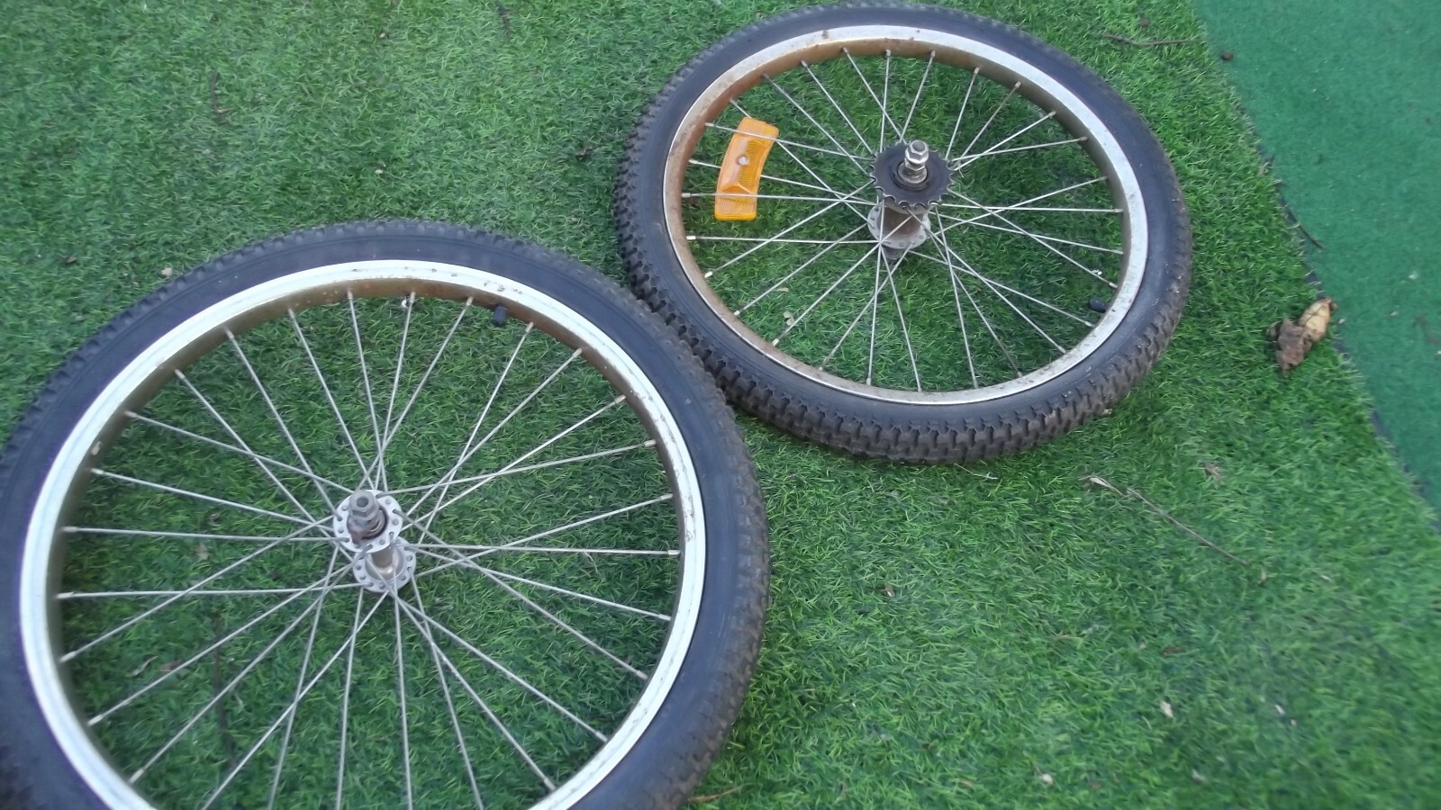 Paire De Roues RIGIDA Superchromix 20 Pouces BMX Oldschool - Pneus Michelin BiB Cross 80's