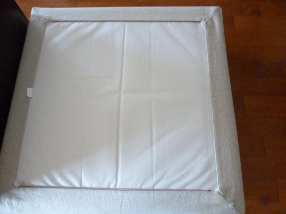 Fundas de lujo personalizadas 100 % lino SOLO para otomana IKEA SODERHAMN excelente estado Foto 3 de 4