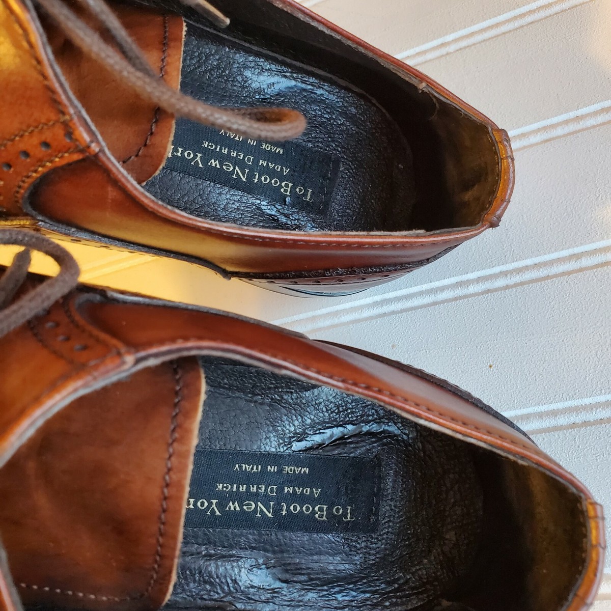 To Boot New York Adam Derrick Mens 8 Brown Leather Wingtip Oxford Dress Italy To Boot New York Adam Derrick Shoes | Grailed main image 3