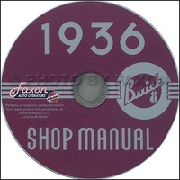 1936 Buick Shop Manuell CD Jahrhundert Spezial Limitierte Roadmaster Reparatur