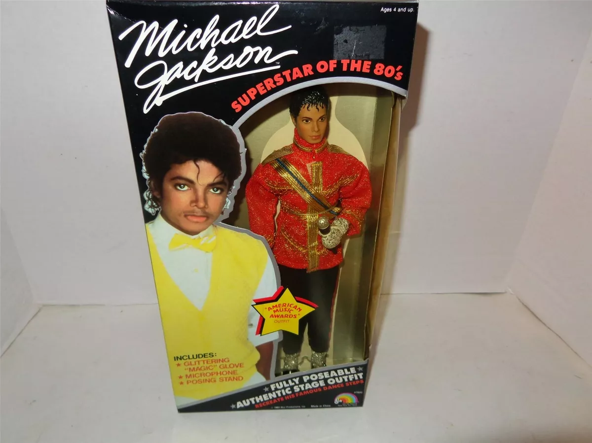 Vintage Rare MICHAEL JACKSON SUPERSTAR OF THE 80S DOLL MUSIC