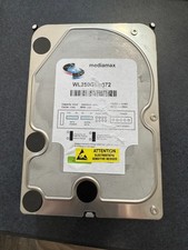 Mediamax WL250GSA872B 250GB 7.2K 8MB SATA II Hard Drive HDD Desktop Wiped Tested