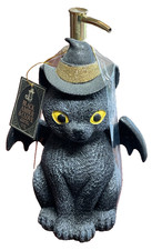 DECORATIVE BATH ACCESSORIES LOTION OR SOAP PUMP DISPENSER BLACK CAT NWT