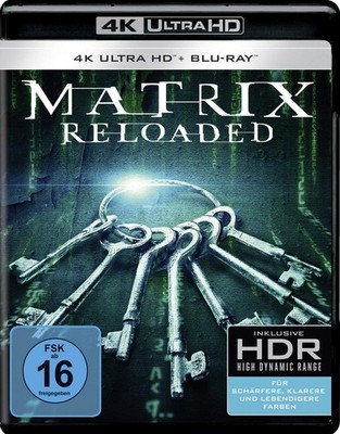 Matrix Reloaded (4K Ultra-HD) (+ Blu-ray 2D) (+ Bon (4K UHD Blu-ray) (UK IMPORT)