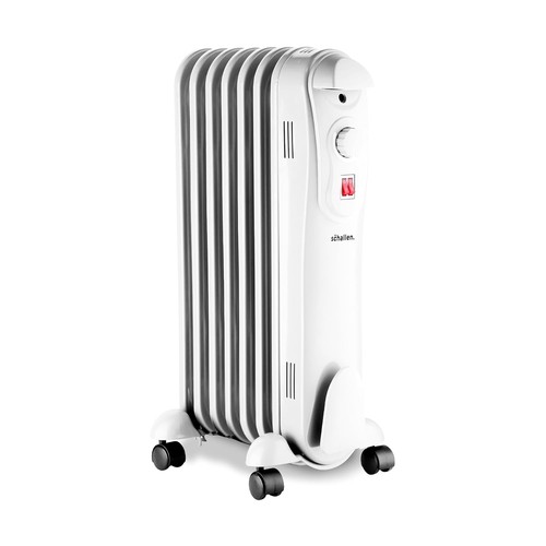 Schallen Portable Electric Slim Oil Filled Radiator Heater for Home and Office