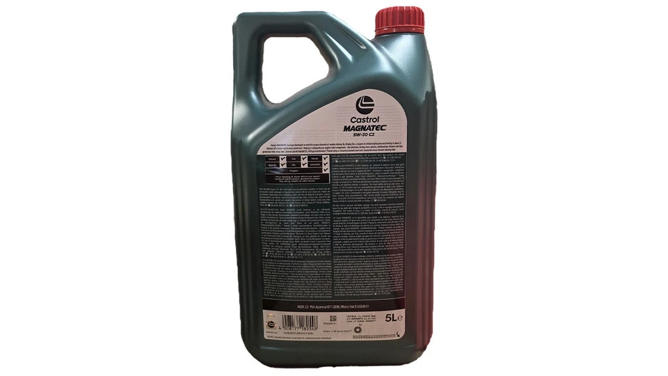 Castrol Magnatec 5W-30 C2 Acea C2 Psa B71 2290 6 Litres Huile Moteur - Photo 4/4