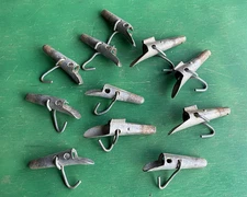 Lot of  SAP SPOUTS Bucket OLD SPILES ANTIQUE METAL TAPS Maple Syrup