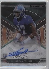 2015 Topps Strata Green 72/75 Landon Collins #SA-LC Auto 0v1