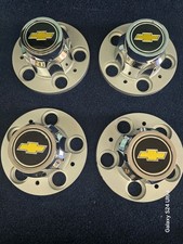Nos 73-87 Chevy 5 Lug Truck Rally Wheel Hub Cap Wheel Cover Center Set 4 Metal Nos 73-87 Chevy 5 Lug Truck Rally Wheel Hub Cap Wheel Cover Center Set 4 Metal