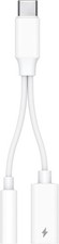 USB-C to 3.5mm Audio Aux Adapter - 384kHz Hi-Fi Stereo  60W Fast White