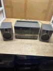 Panasonic RX-C45 AM/FM Cassette Boombox Graphic EQ LED - Eats Tapes Please Read