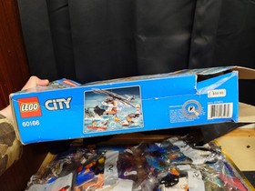 LEGO CITY: Heavy-duty Rescue Helicopter (60166) 95% Complete Unbuilt READ DESC