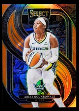 Arike Ogunbowale Orange Prizm 32/125 2025 Panini Select WNBA Wings