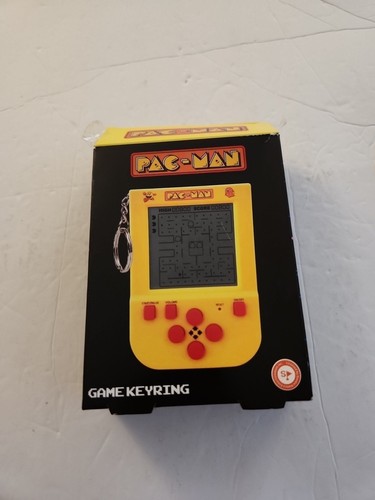 Pac-Man Classic Arcade Game Hand-Held Console Keyring Keychain Novelty Gift NEW