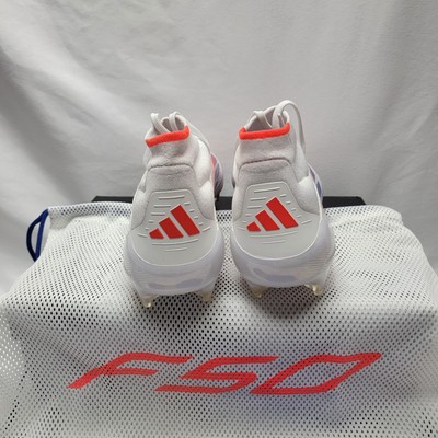 Adidas F50 Elite Mid-Cut FG Soccer Cleats White Blue Red