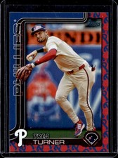 2025 Topps Trea Turner Team Color Border Variation #450 Phillies