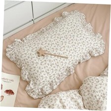 Cotton Muslin Kids Toddler Pillowcase with Cute Camellia Flowers Super Soft