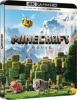 Blu-Ray 4K UHD - Film Minecraft (Un) Steelbook 2 'Day Scene' (4K Ultra HD + Blu-