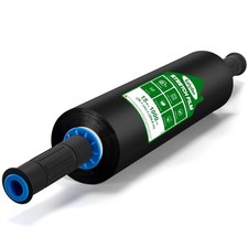 Black Stretch Wrap 80 Gauge 15x1000 Ft Industrial Heavy Duty Handle Film
