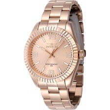 Invicta Women's 47477 Specialty Quartz 3 Hand Rose Gold Dial Watch