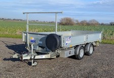 Ifor Williams 12ft Electric Hydraulic Tipping Trailer, Ramps, Many Extras No VAT