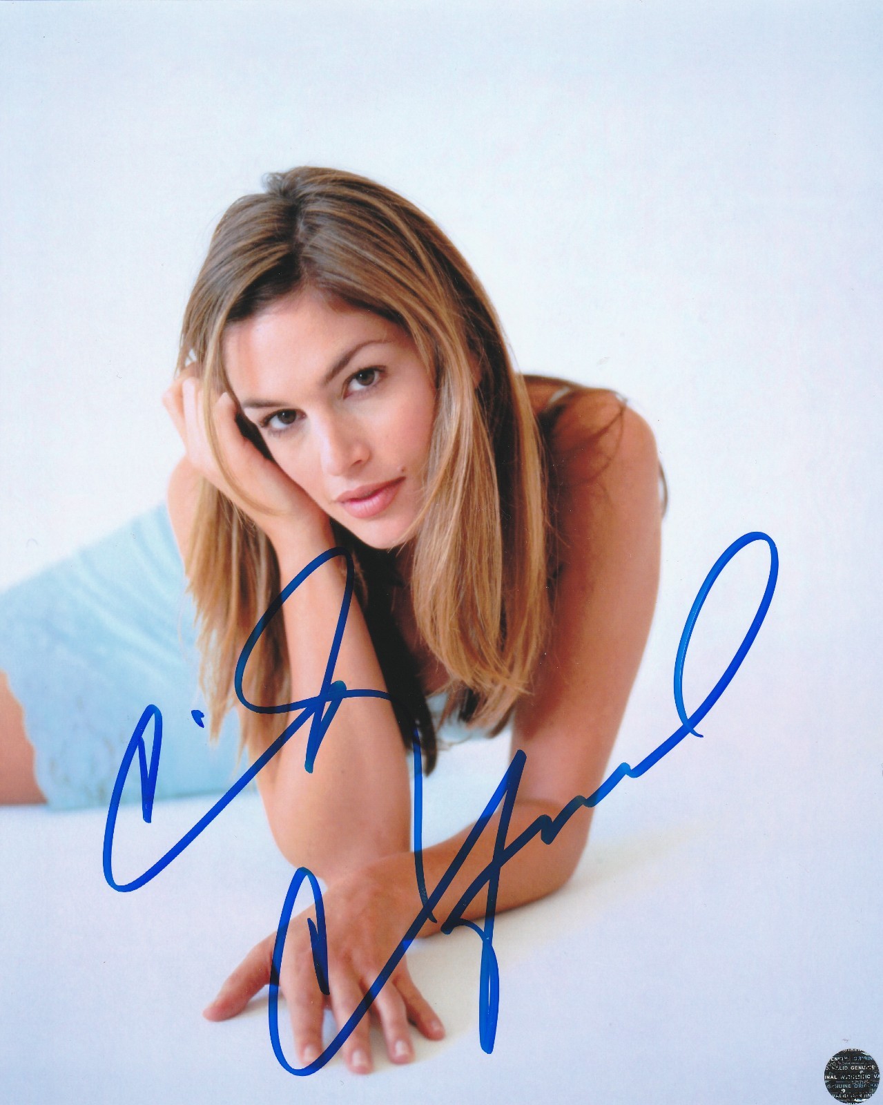 Cindy Crawford Autographed Signed Sexy 8x10 Photo with COA/Matching Hologram