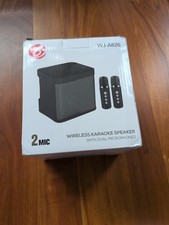 Portable Karaoke Machine Speaker with 2 Wireless Microphones