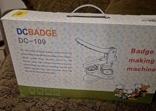 Badge Making Machine DC -109 brand new