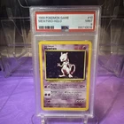 Pokémon TCG Mewtwo Base Set Holo Rare 10/102 1999 PSA Graded Card