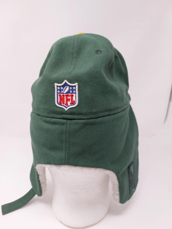 Gorra Green Bay Packers New Era 59Fifty Invierno Orejas de Perro Juvenil Ajustada Talla 6 1/2 Foto 4 de 4