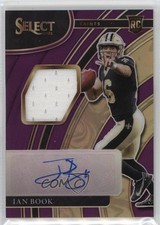 2021 Select Rookie Signature Memorabilia Purple Prizm 19/49 Ian Book Auto 0u5r