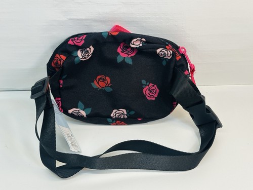 Cat And Jack Cross Body Bag Purse Girls Women’s Floral On Black Stylish Chic - Picture 6 of 6