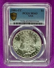1881 CC $1 Morgan Dollar GSA PCGS MS63 (544)