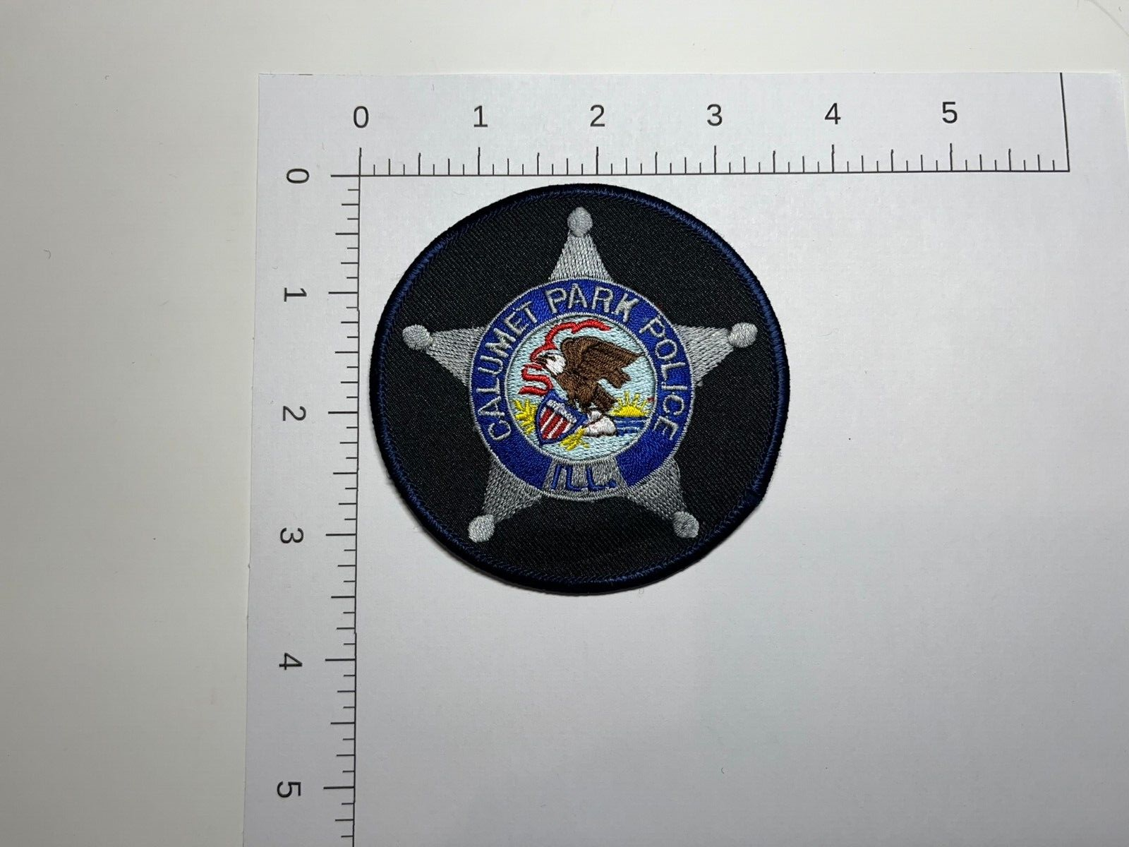 Calumet Park Illinois Police Shoulder Patch New and Authentic eBay