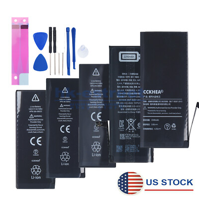 Replacement Internal Battery For iPhone 6 6S 7 8 11 12 13 Pro X XS XR +Tools