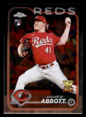 2024 Topps Chrome #154 Andrew Abbott Cincinnati Reds RC