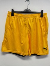 Image of PUMA INDOOR SHORTS IN YELLOW SIZE XL BNWT 9419