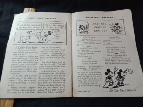 Mickey Mouse Magazin Band 1 Nr 1 selten #1 ungradiert 1933 - Bild 17 von 18